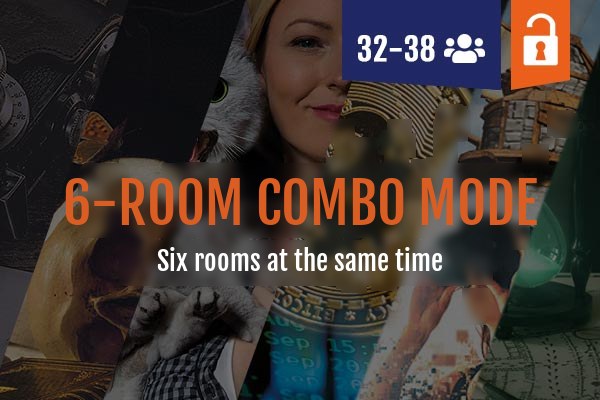 Six escape rooms Leipzig for 32 - 38 people