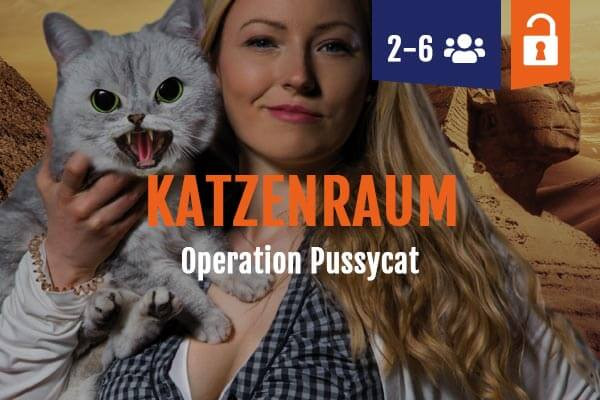 Buchungsgrafik Katzenraum Operation Pussycat, 2-6 Personen