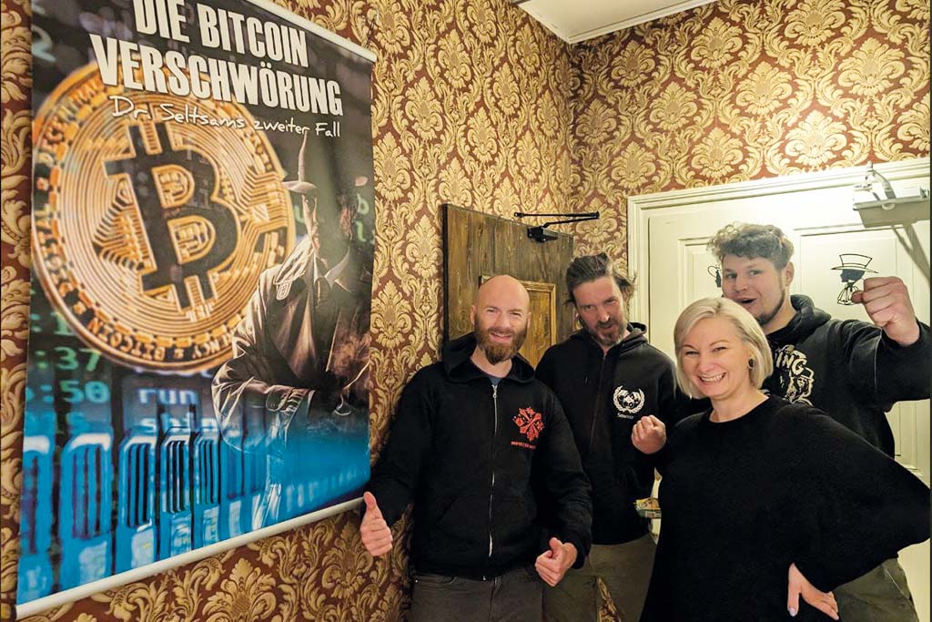 The Bitcoin Conspiracy, escape room for crime fans and bitcoiners