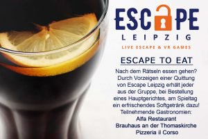 Escape To Eat Aktion