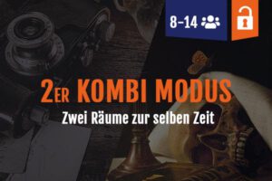 Escape Room für 8 bis 14 Personen