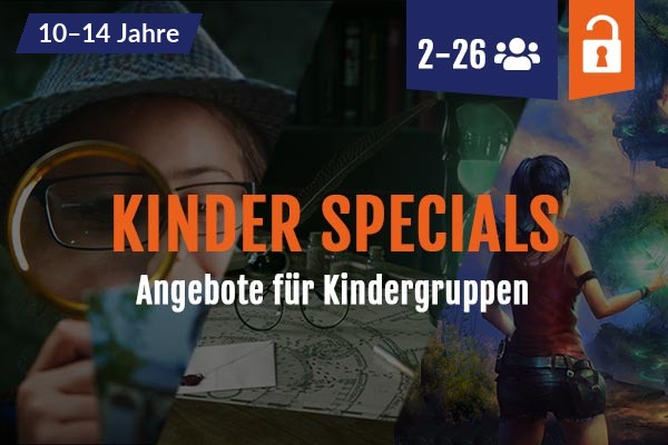 Escape Rooms und VR für Kinder und Kindergeburtstage