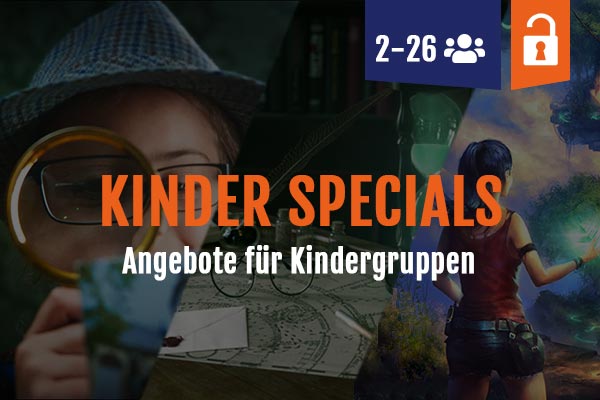 Escape Rooms und VR für Kinder und Kindergeburtstage