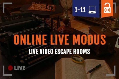 Online Live Video Escape Room im Remote Modus erleben