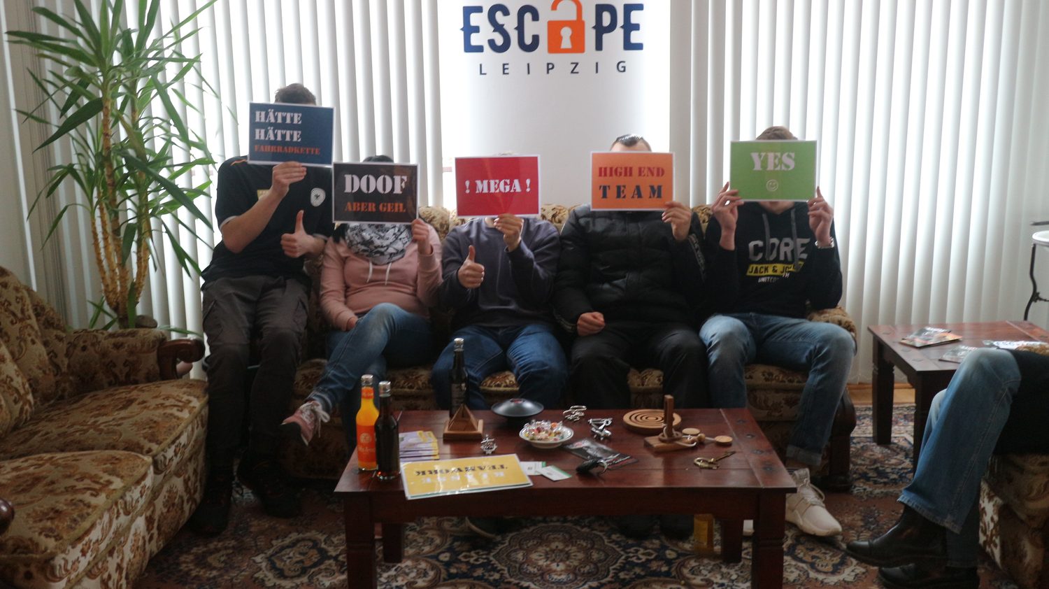 JGA Leipzig, Junggesellenabschied-Runde feiert im Escape Room